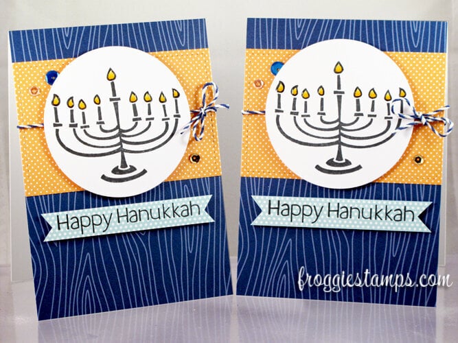 Happy Hanukkah Menorah