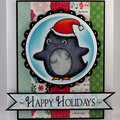 Happy Holidays - Penguin Shaker