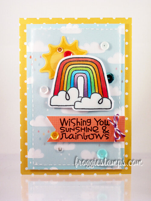 Wishing you sunshine and rainbows!
