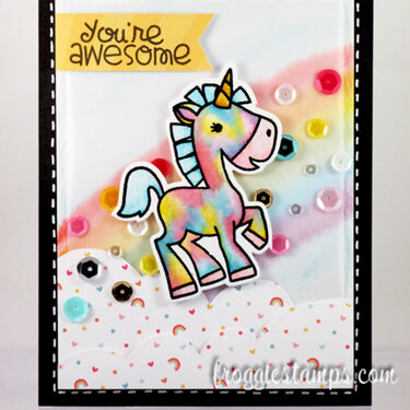 You&#039;re Awesome Tie-Dye Unicorn