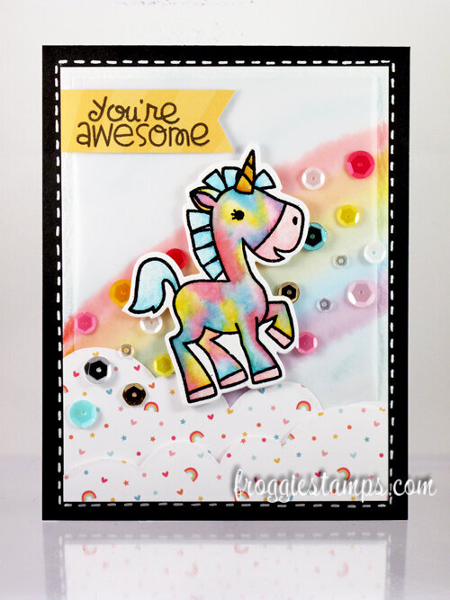 You&#039;re Awesome Tie-Dye Unicorn