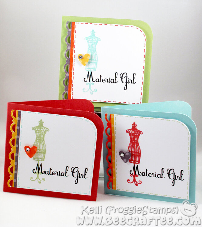 Material Girl Note Card Set