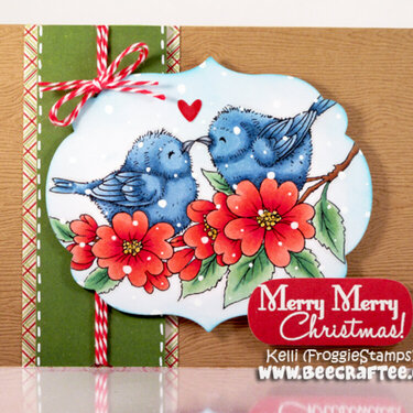 Bluebirds and Snow - Christmas