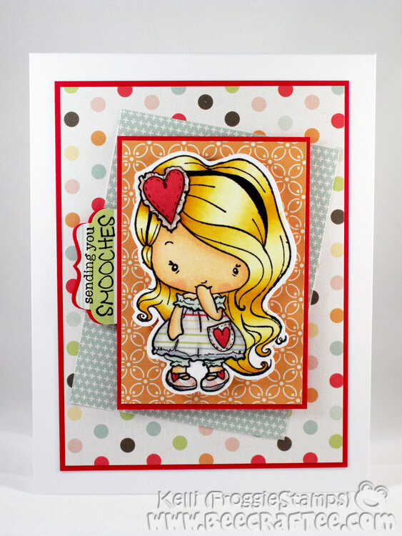 Sending You Smooches - Paper Piecing