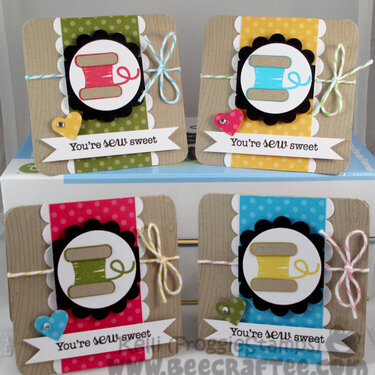 You&#039;re SEW sweet! - Notecards