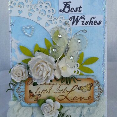 Best Wishes mini card