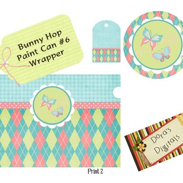 Bunny Hop Paint Can Wrapper 6