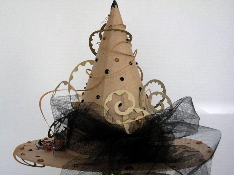 Witch hat, back view