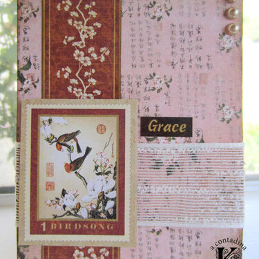 Graphic 45 &quot;Birdsong&quot; Grace Card