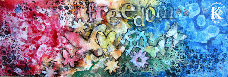 Mixed Media Painting **Sizzix DT**