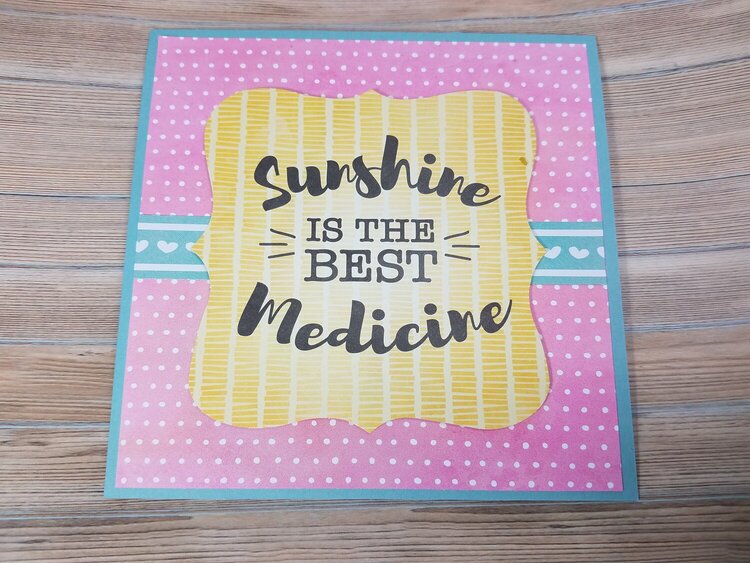 Sunshine is the Best Medicine BoBunny Summer Mood