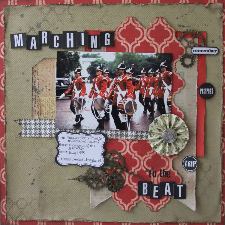 **My Creative Scrapbook** Marching to the beat