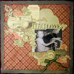 **Scrapbook Adhesives by 3L** Peace Love Joy