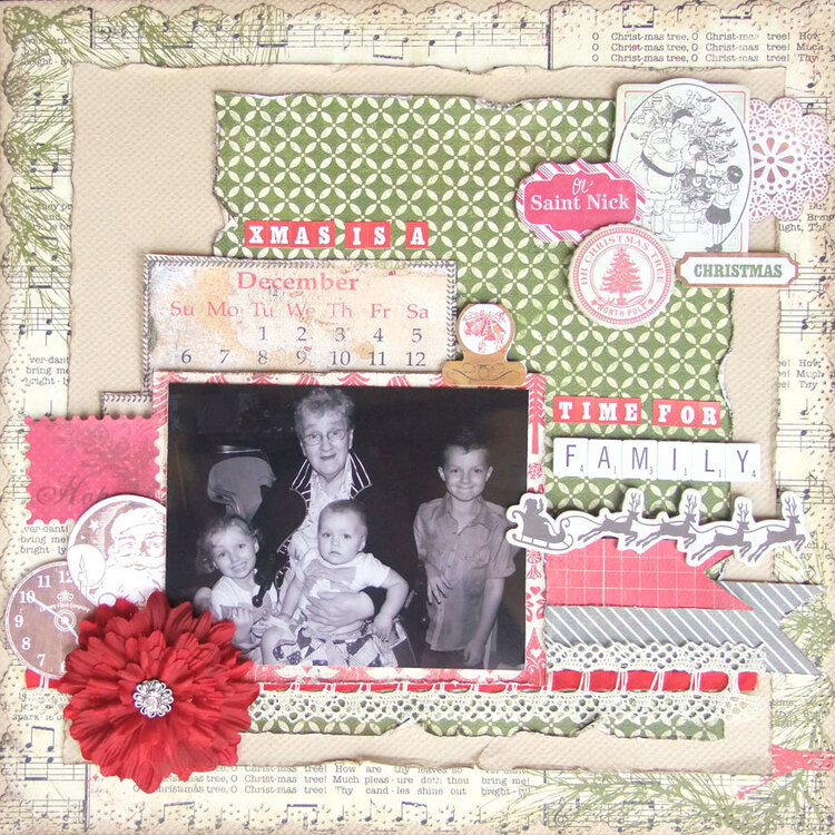 **My Creative Scrapbook** Xmas is a time for family