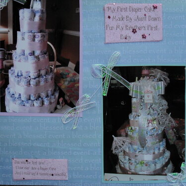 ***My very First Diaper Cake***