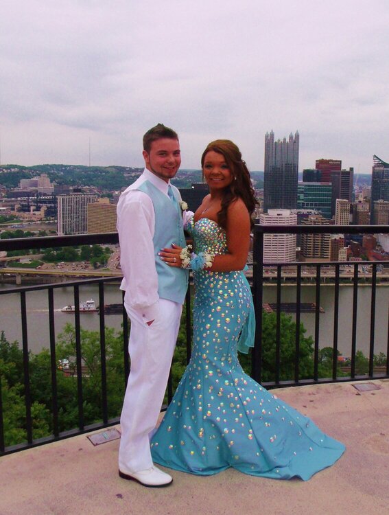 My daughter and Joey for Prom 2015