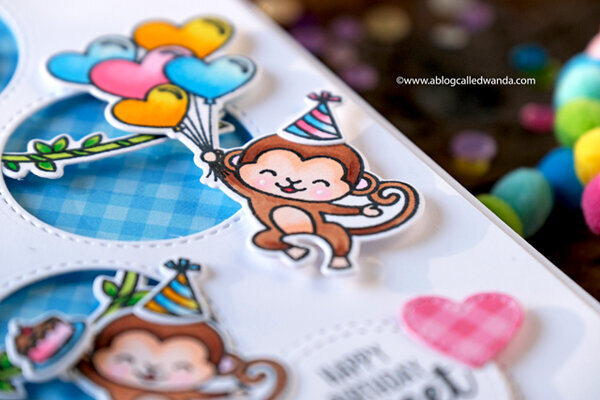 Happy Birthday monkeys card!
