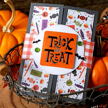 Trick or Treat Shutter Card