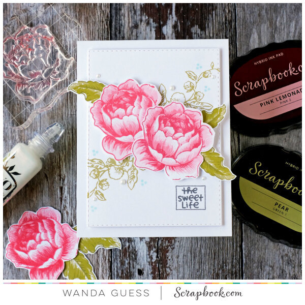 The Sweet Life - Card with Altenew/Scrapbook.com stamps!
