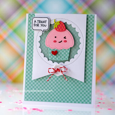 Cupcake Cutie Card with Lawn Fawn!