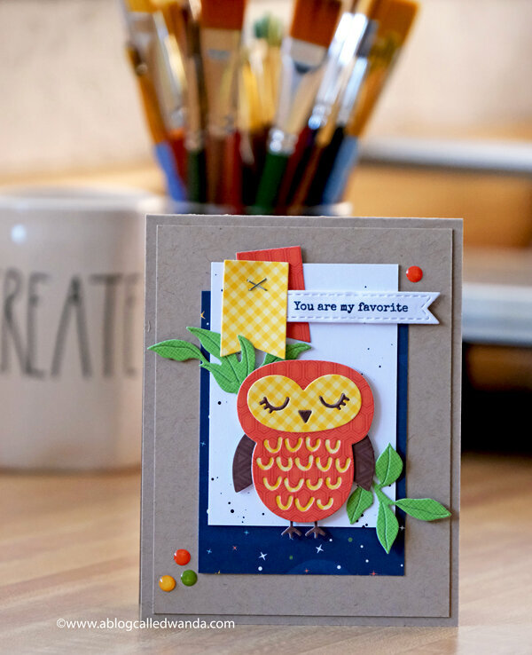 You are my Favorite! Happy Owl Card!