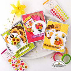 Cheerful cards with Doodlebug Designs Paper!