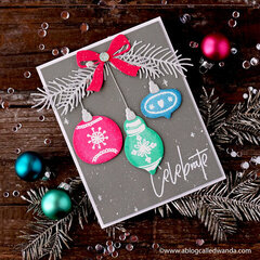 Pretty Pastel Ornaments from Right At Home Stamps
