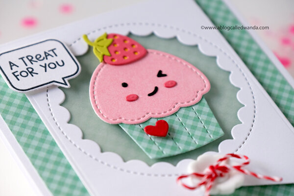 Cupcake Cutie Card with Lawn Fawn!