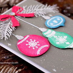 Pretty Pastel Ornaments from Right At Home Stamps