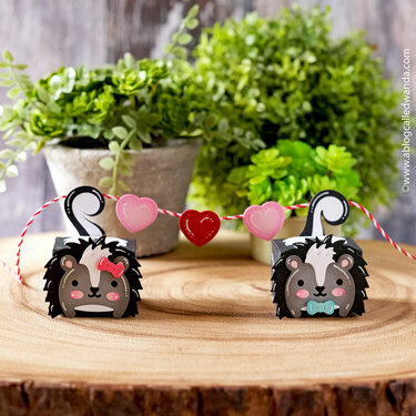 Valentine Treat Boxes with Lawn Fawn