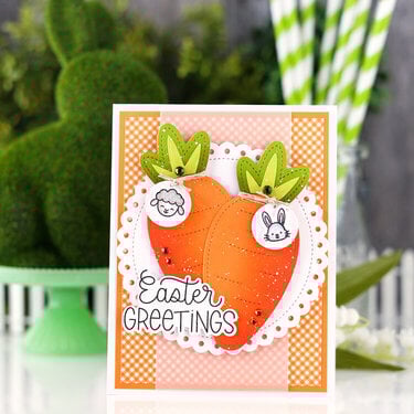 Easter Greetings Carrot Card