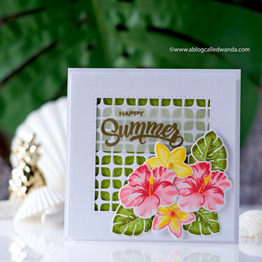 Hawaiian Flowers Card