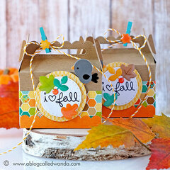 Fall Treat Boxes with Lawn Fawn and Doodlebug