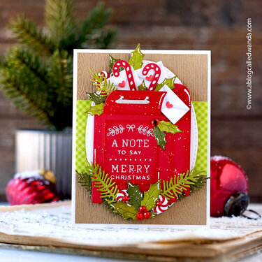 Merry Christmas Mailbox with Spellbinders
