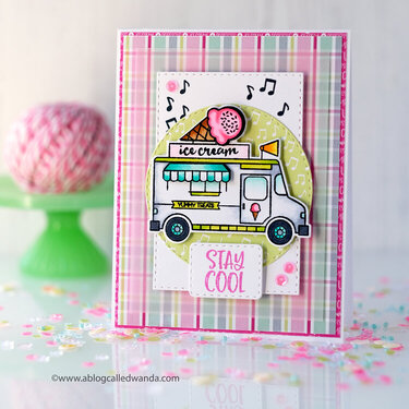 Stay Cool!! Summer Card with Catherine Pooler Stamps!
