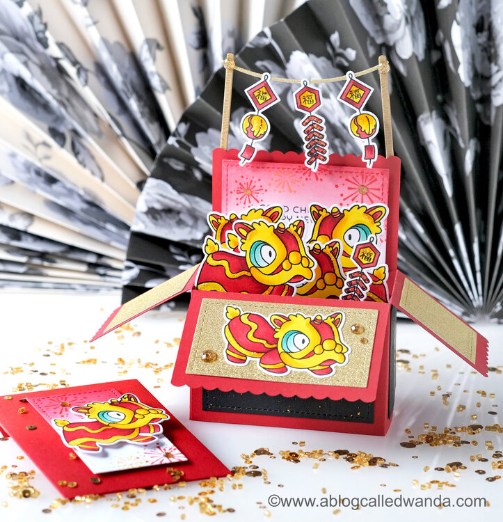 Lunar New Year 2023 - Year of the Rabbit card and envelope