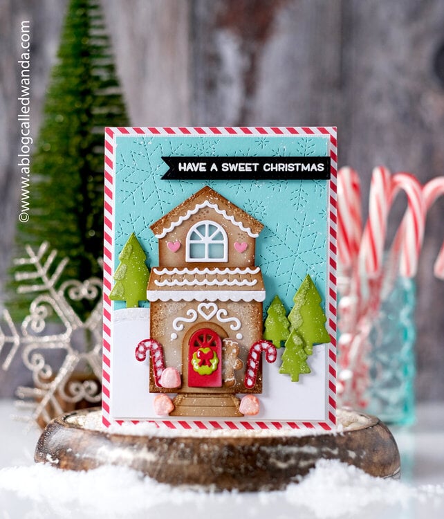 Sweet Christmas! Gingerbread House Card!