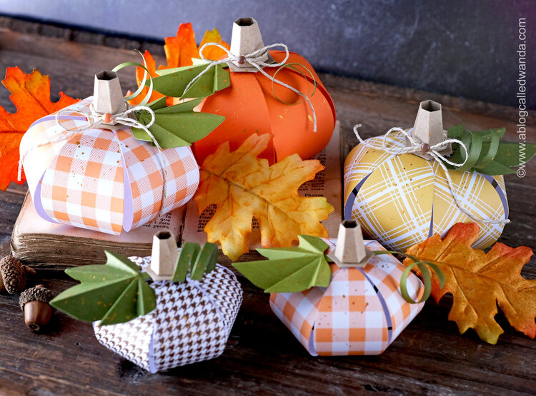 Pretty Paper Pumpkins!