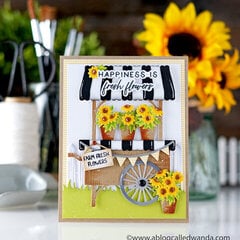 Sunflower Market Cart