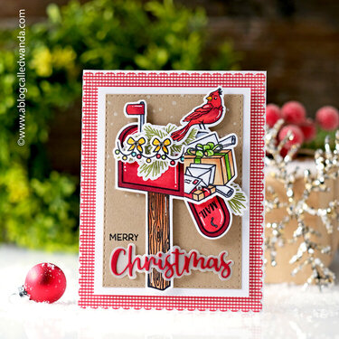 Happy Merry Mail Christmas Card