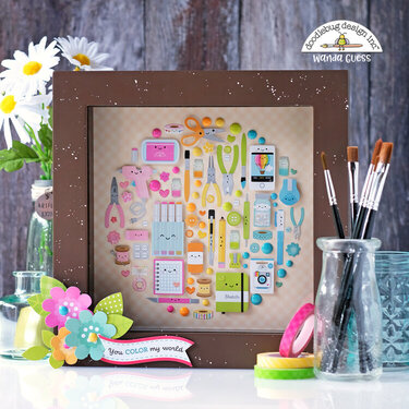 Cute and Crafty Shadow Box!