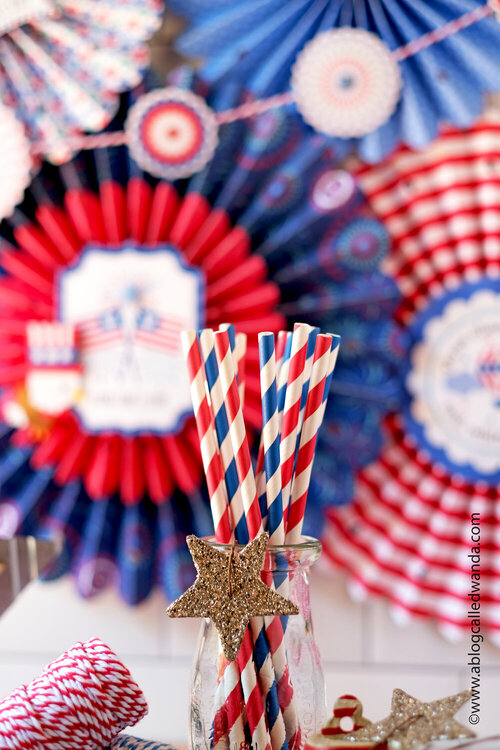 4th of July Paper Rosette Decorations!