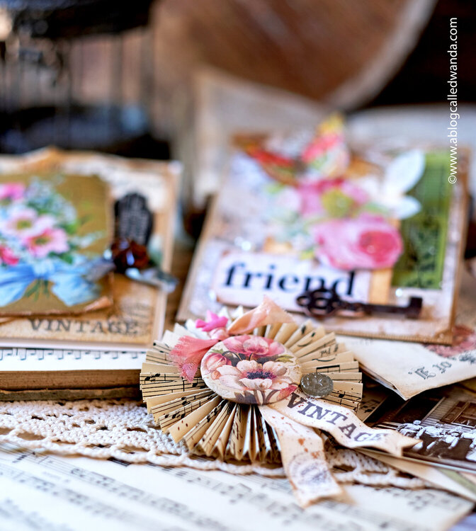 Vintage Inspired Cards! Spellbinders Flea Market Finds Collection