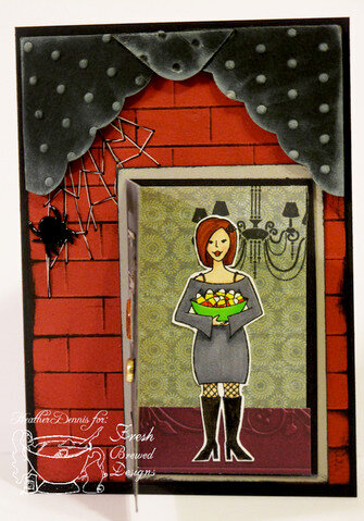 Candy Corn Girl Halloween House