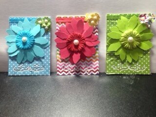 JULY ATC FLOWERS