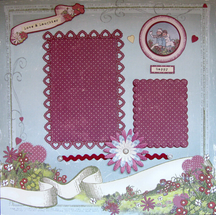 Love &amp; Laughter Raggedy Ann and Andy Pre-made page