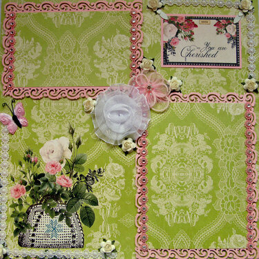 Mom, You Are Cherished premade layout