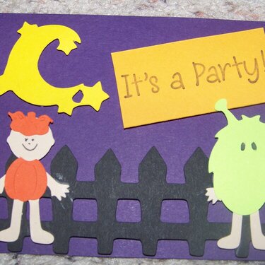 childs costume party invite