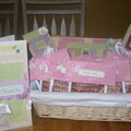 gift basket and card