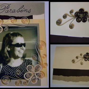 Birthday Card - Quilling
